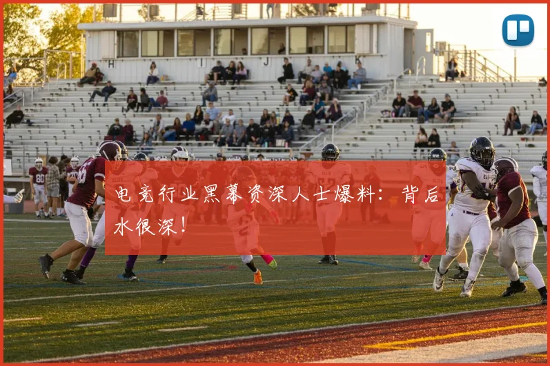 电竞行业黑幕资深人士爆料：背后水很深！